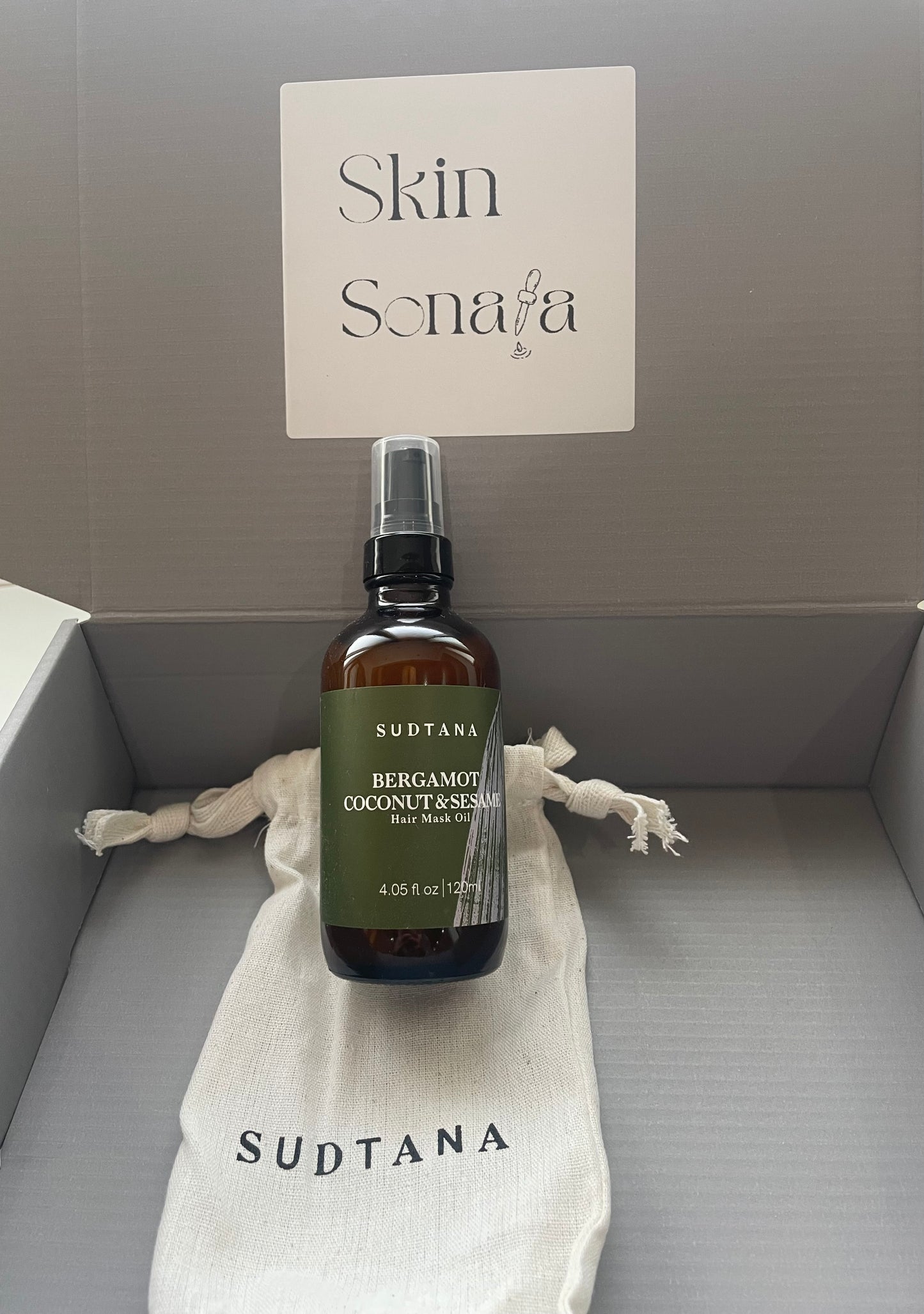 SUDTANA Bergamot, Coconut & Sesame Nourishing Hair Mask Oil 120ml