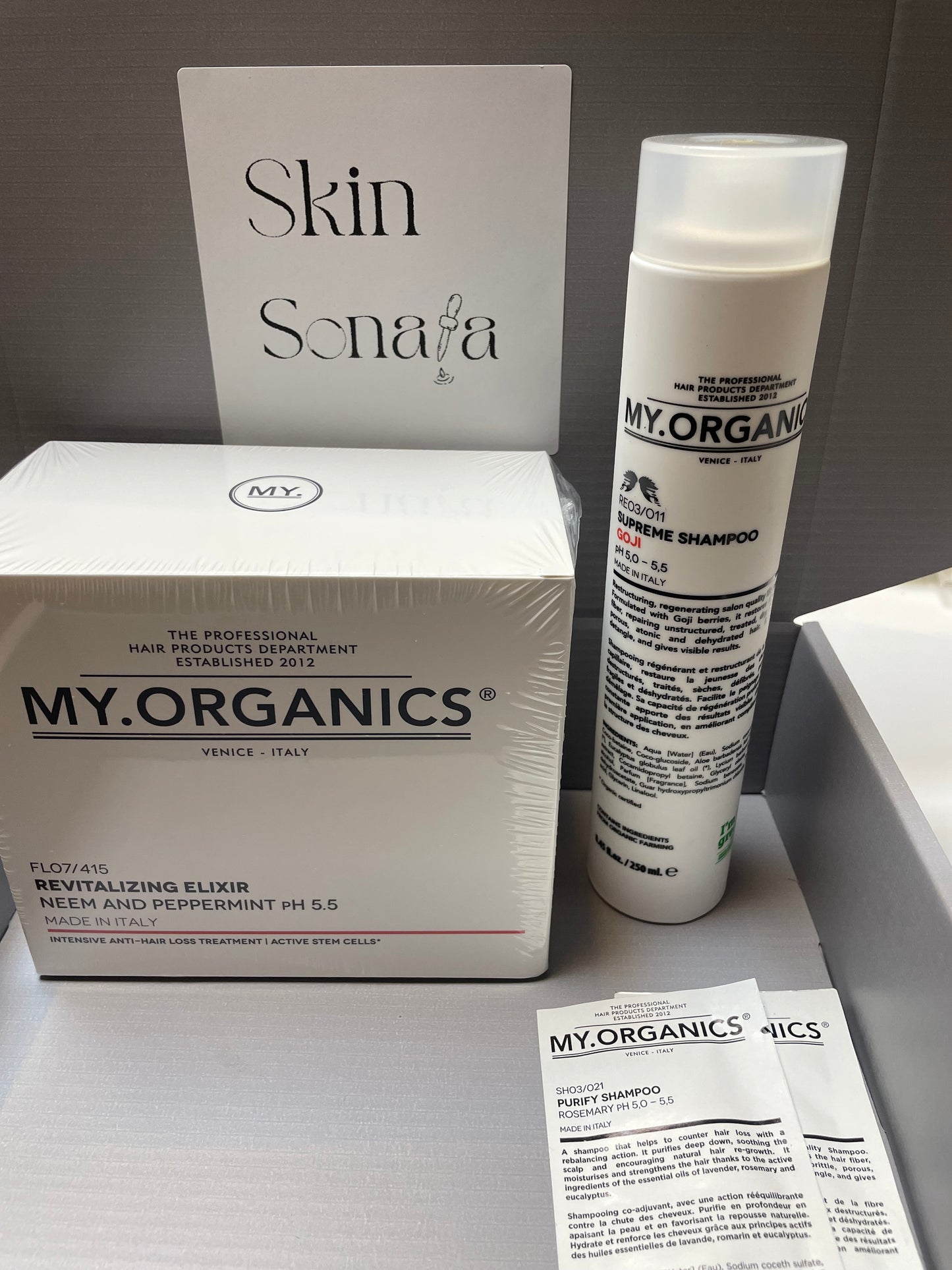 My Organics Revitalizing Elixir (6ml x 6) + Shampoo (100ml x 1)