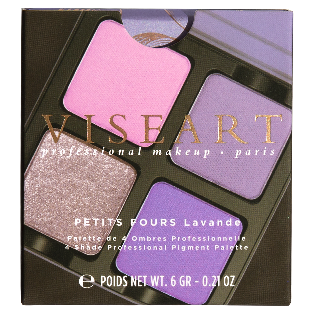 Viseart Petits Fours - Lavende Eyeshadow Palette 6g