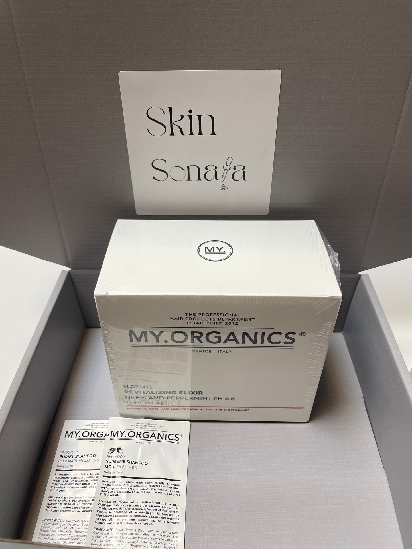 My Organics Revitalizing Elixir (6ml x 6) + Shampoo (100ml x 1)