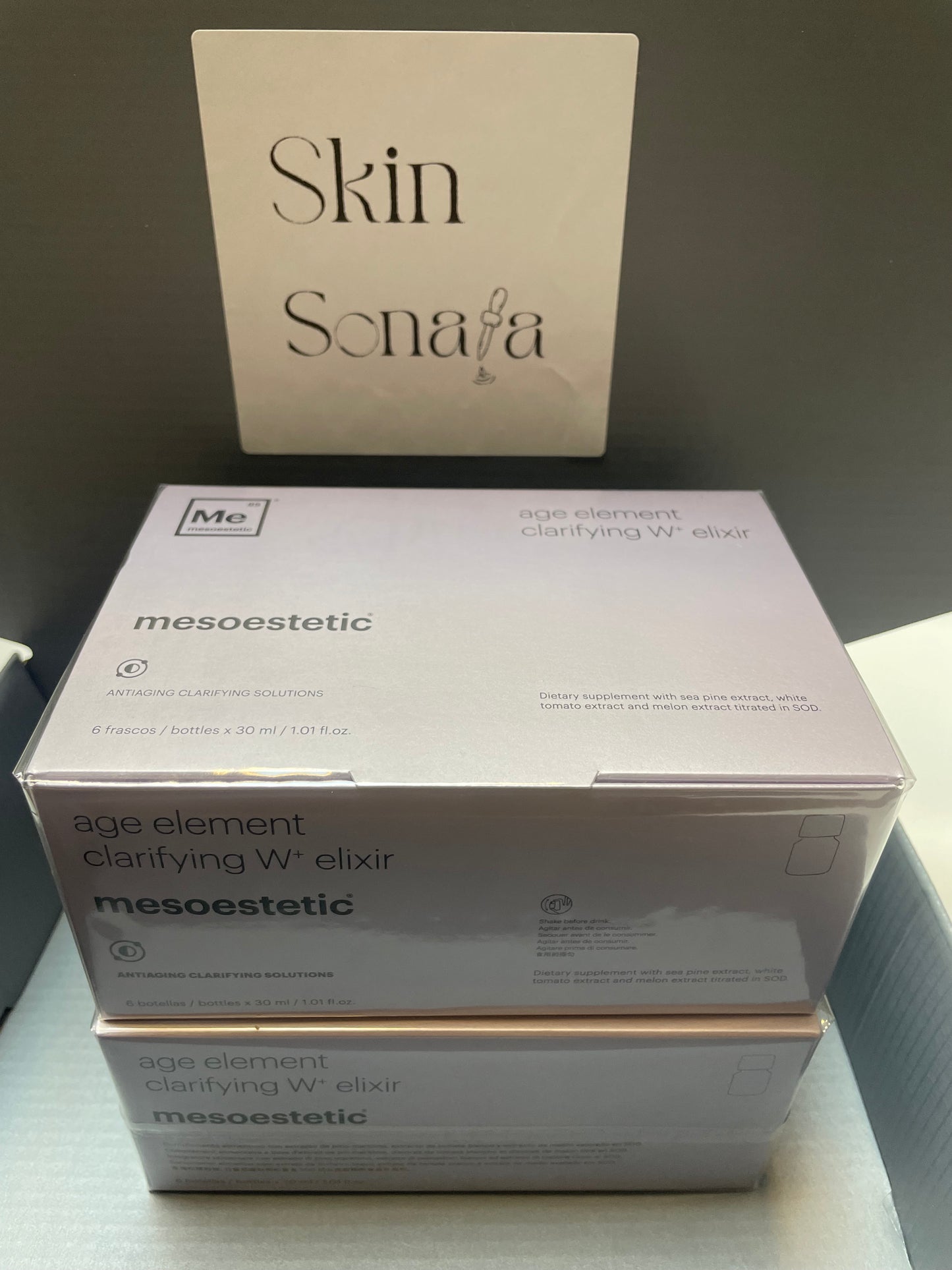 MESOESTETIC Age Element Clarifying W+ Elixir Supplement (6 x 30ml)