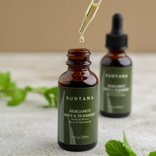 SUDTANA Bergamot, Mint & Turmeric Scalp & Roots Revival Treatment 30ml