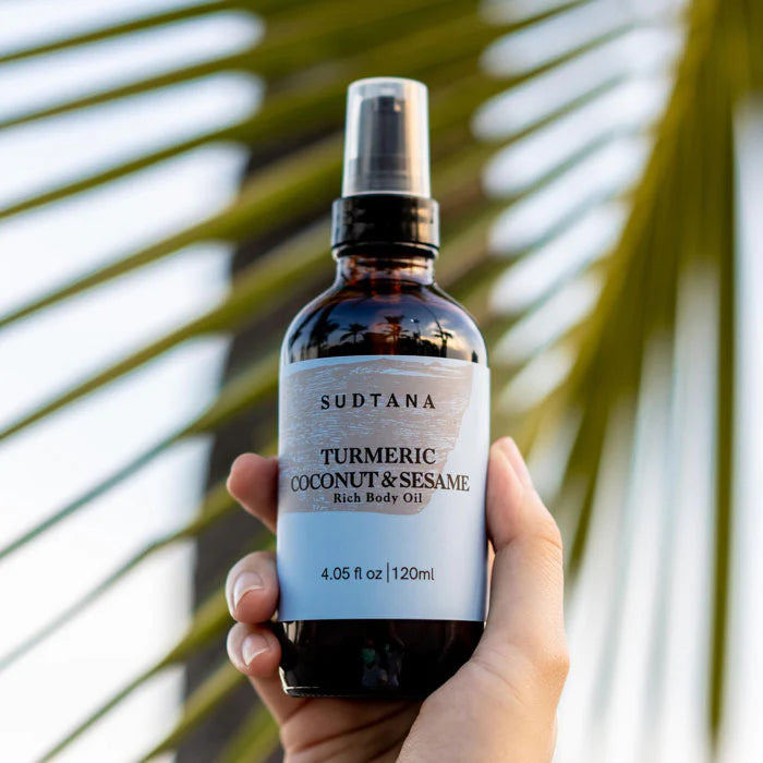 SUDTANA Turmeric Coconut & Sesame Rich Body Oil 120ml