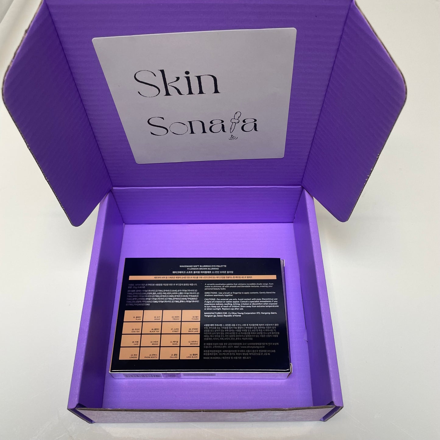 WAKEMAKE Soft Blurring Eye Palette 14g