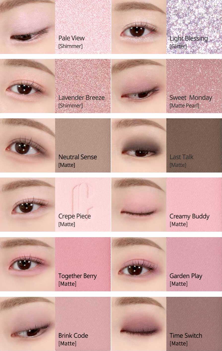 CLIO Pro Eye Palette Air #04 Pink Pairing