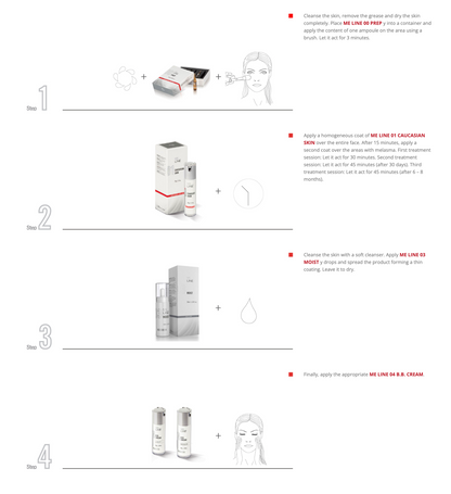 INNOAESTHETICS ME Line 01 Caucasian Skin (1 x 20g)