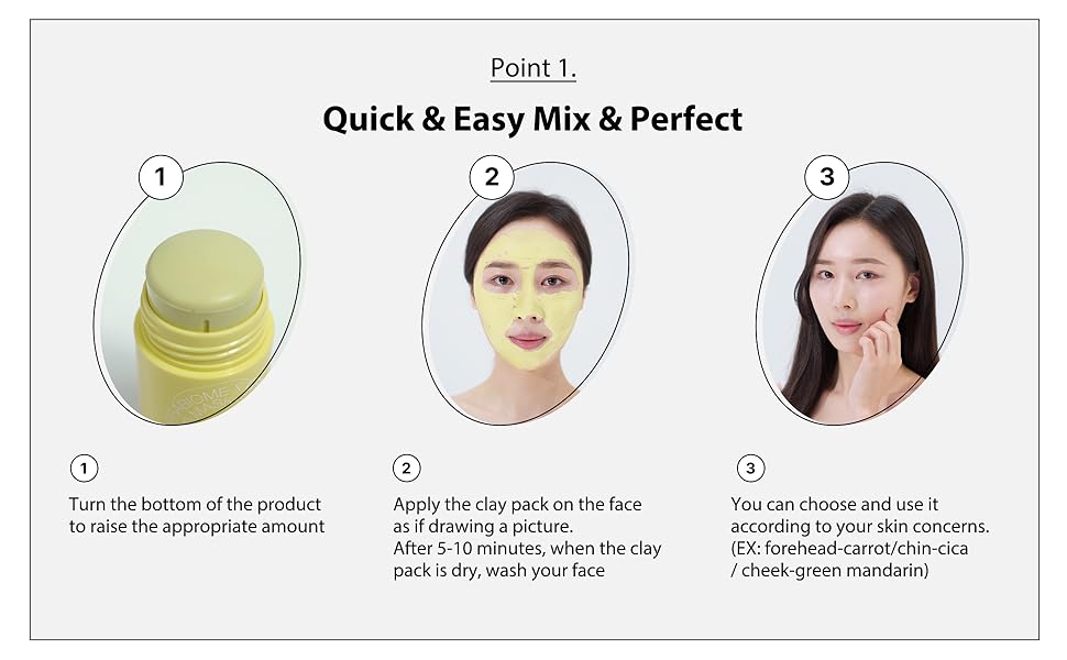 SUNDUK Jeju Carrabiome Multi Mask Stick Clay Pack Skin 35g