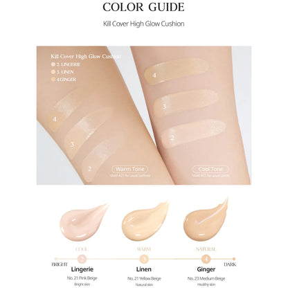 CLIO Kill Cover High Glow Cushion + Refill