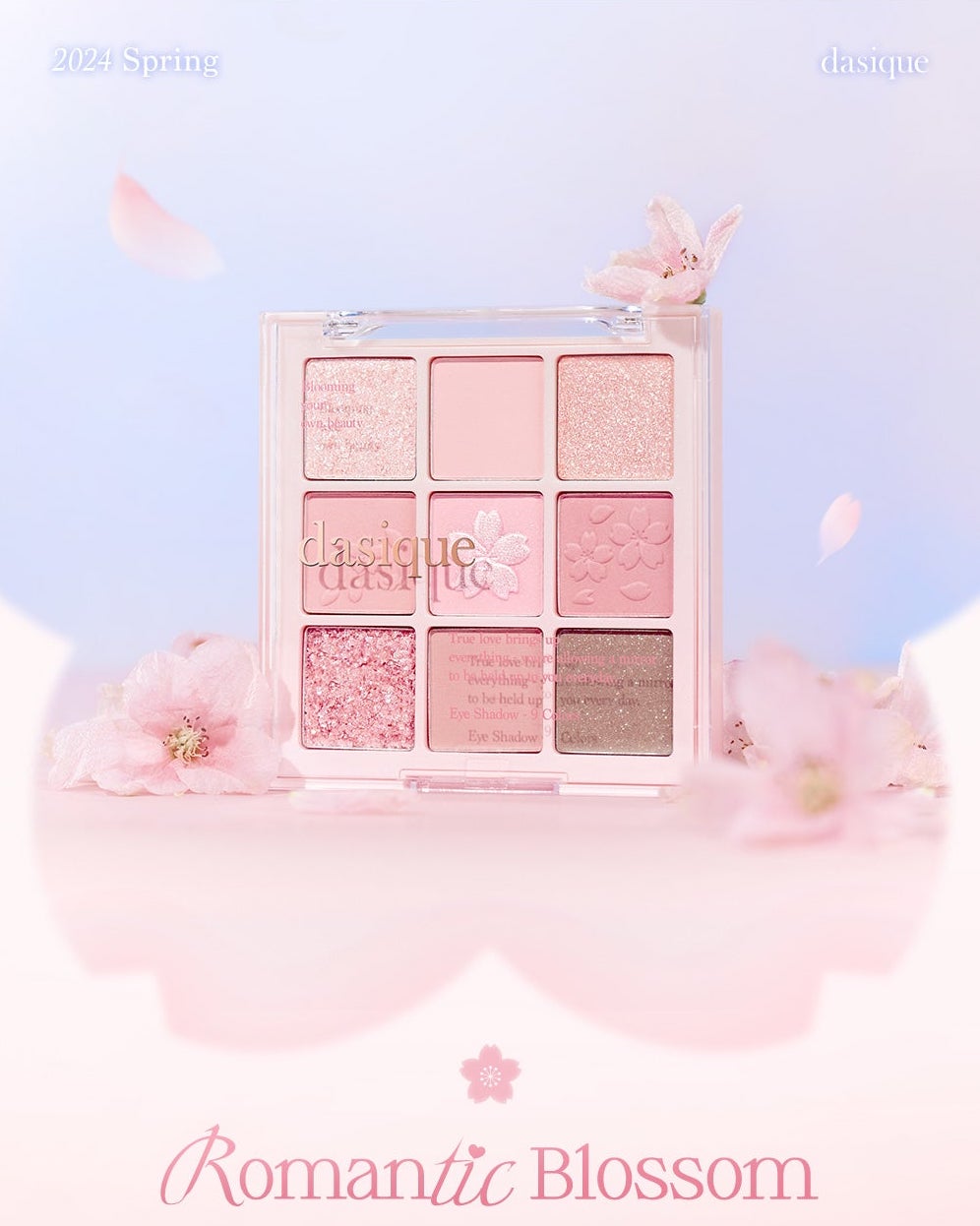 Dasique Romantic Blossom Shadow Palette+ Lip Balm Collection