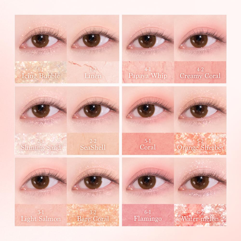 Dasique Shadow Palette 8g #23 Summer Coral