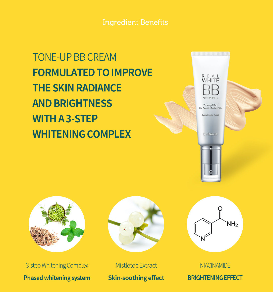 Dr. Oracle Real White BB SPF35 PA++ 40ml