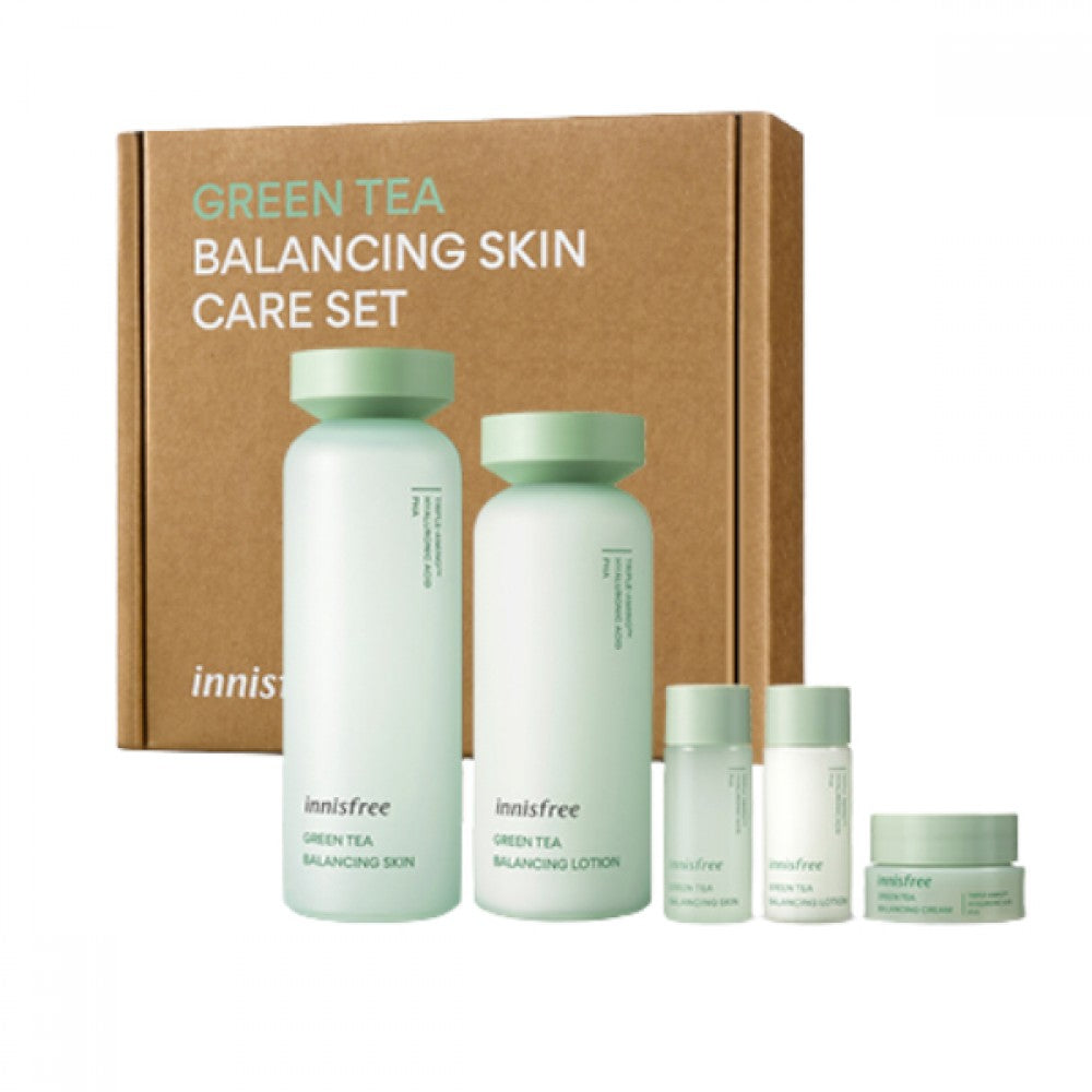 Innisfree Green Tea Balancing Skin Care Set 400ml – Skin Sonata