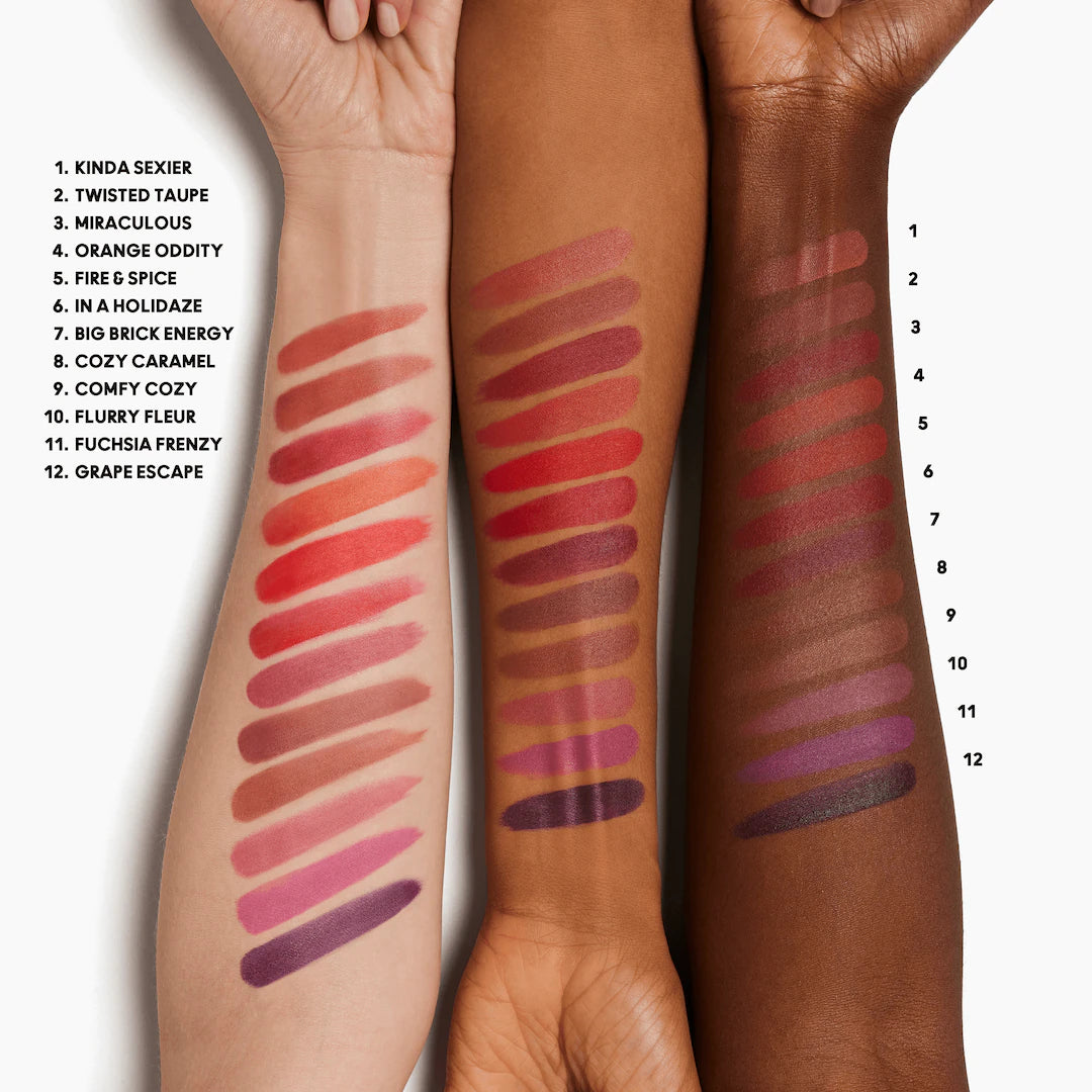 MAC Lips By The Dozen Mini Powder Kiss Lipstick x 12 Set