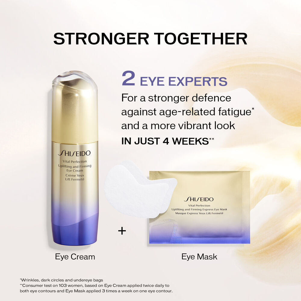 Shiseido Vital Perfection Uplifting & Firming Express Eye Mask (12 Sachets)