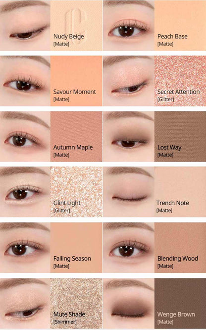 CLIO Pro Eye Palette Air #01 Coral Studio