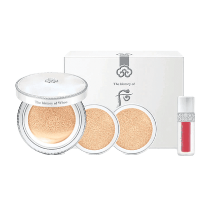 The history of Whoo Radiant White Moisture Cushion Foundation Special Set 41.1g