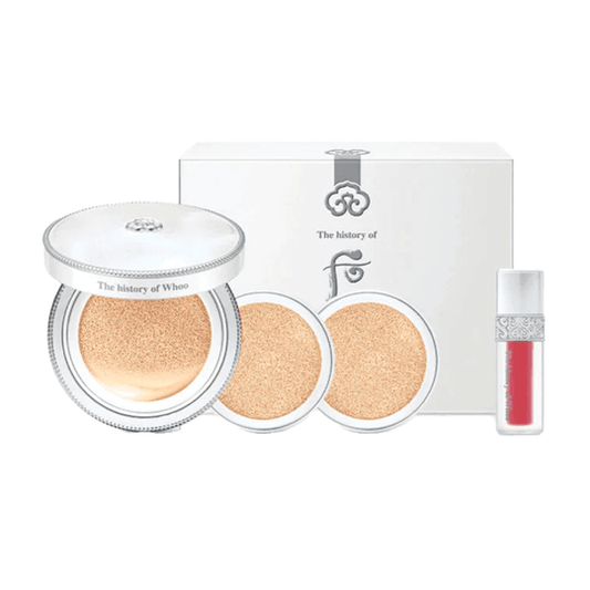 The history of Whoo Radiant White Moisture Cushion Foundation Special Set 41.1g