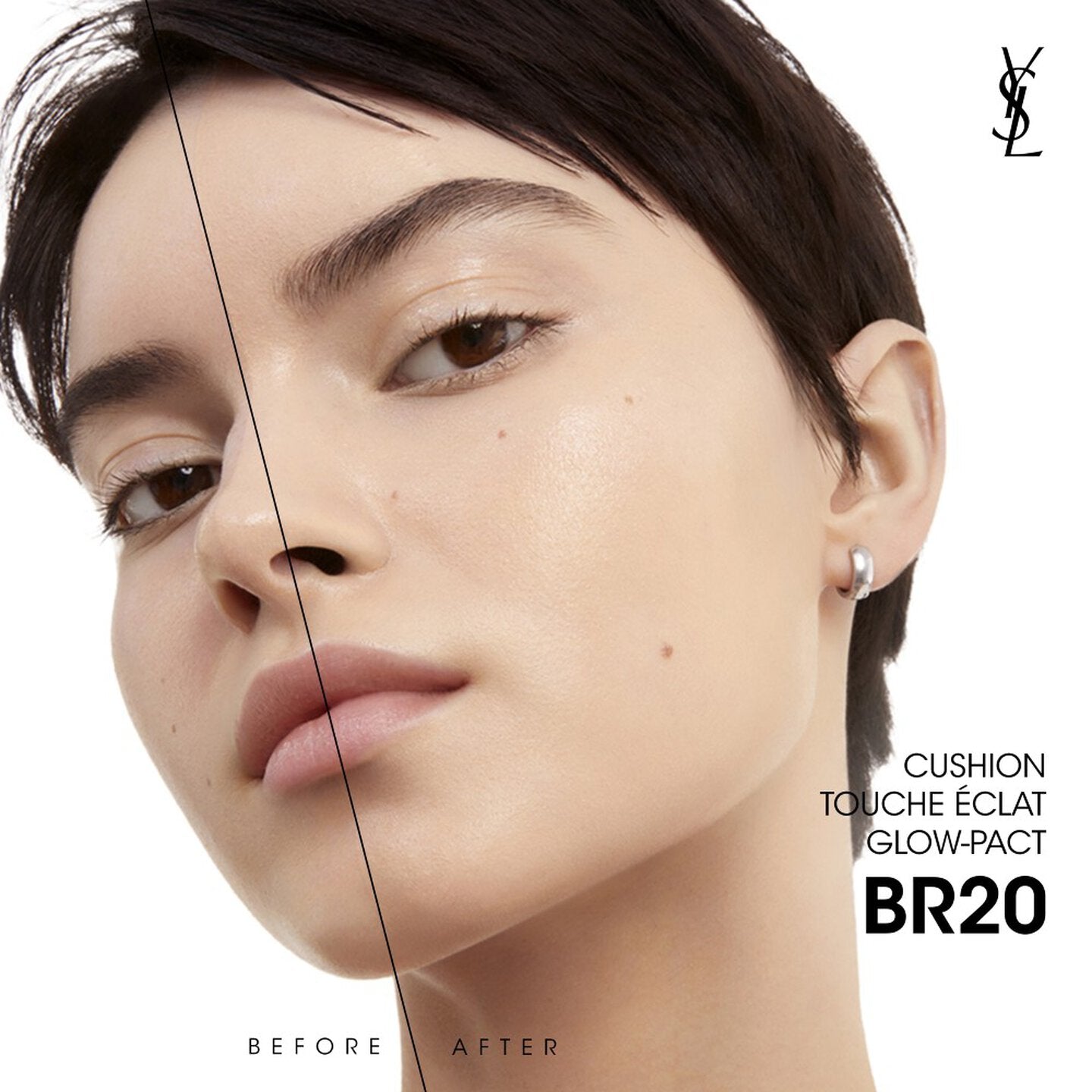Yves Saint Laurent Touche Eclat Glow-Pact Cushion 12g - #BR20 Cool Ivory